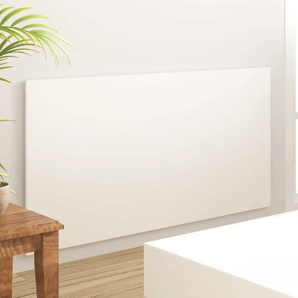 Bed Headboard 160cm White Classic Design Engineered Wood Bedroom Furniture