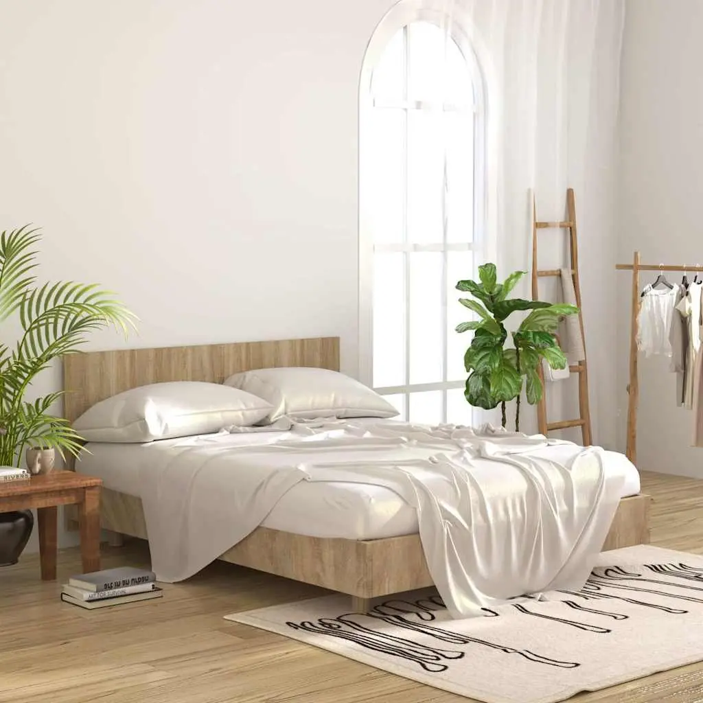 Bed Headboard 160cm Brown Engineered Wood Bedroom Furniture Decor Panel