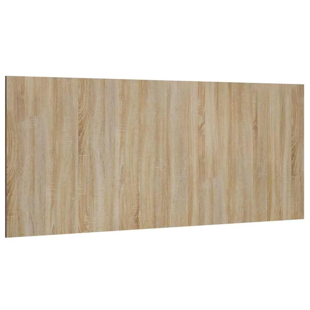 Bed Headboard 200x1.5x80 cm Brown Engineered Wood Bedroom Furniture Wall Mount