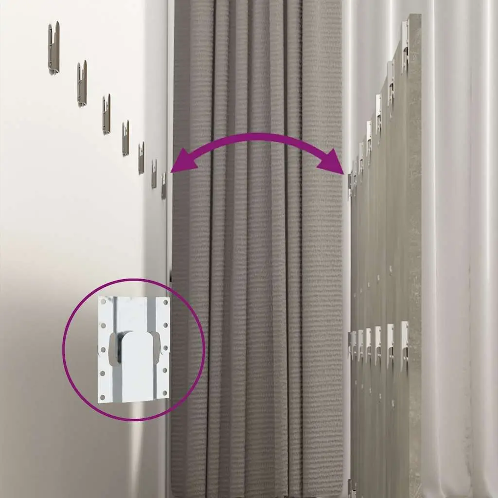 Wall Headboard Grey 240cm Bedroom Headrest Mounted Bed Header Panel