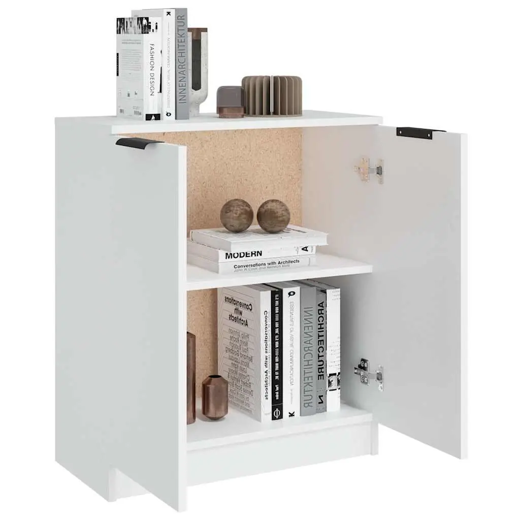 Sideboard White 60x30x70 cm Storage Cabinet Engineered Wood Furniture Buffet