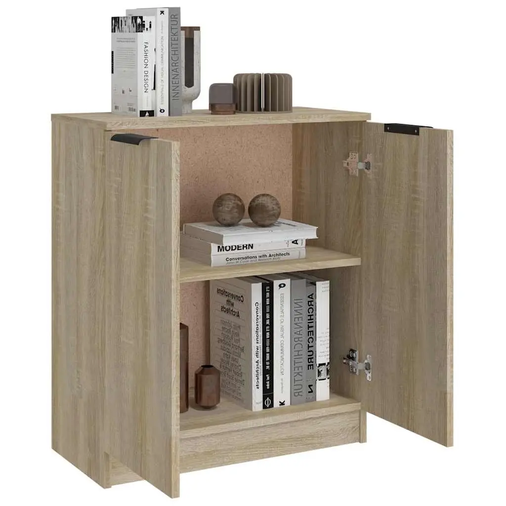 Sideboard Storage Cabinet Engineered Wood 60x30x70cm Brown