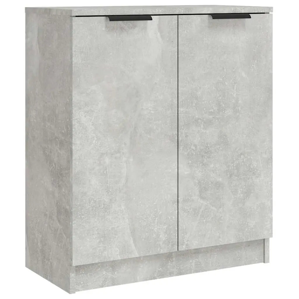 Sideboard Storage Cabinet Engineered Wood Living Room Grey 60W x 30D x 70H cm