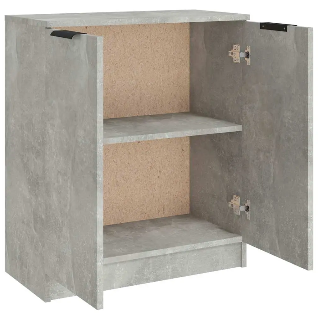 Sideboard Storage Cabinet Engineered Wood Living Room Grey 60W x 30D x 70H cm