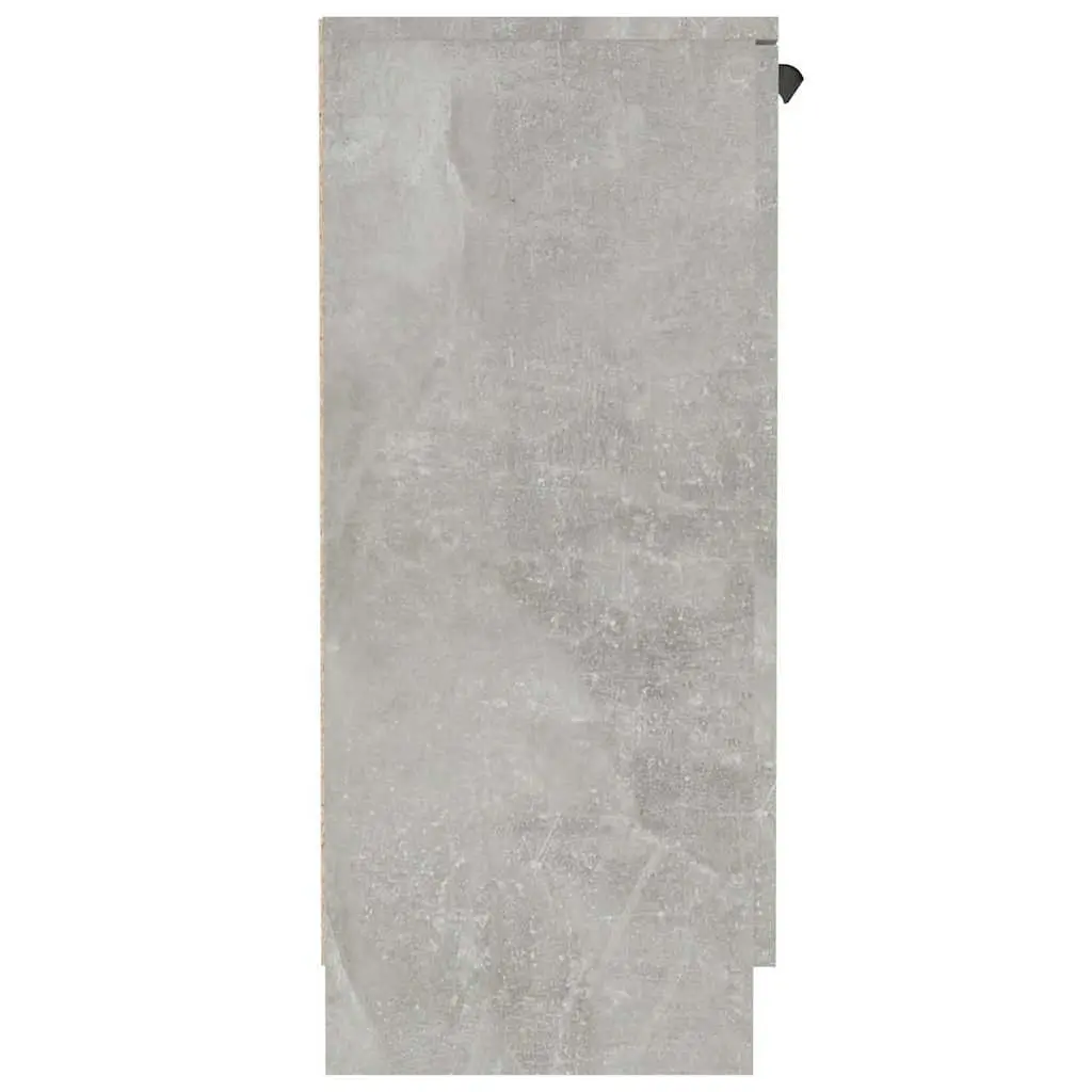 Sideboard Storage Cabinet Engineered Wood Living Room Grey 60W x 30D x 70H cm