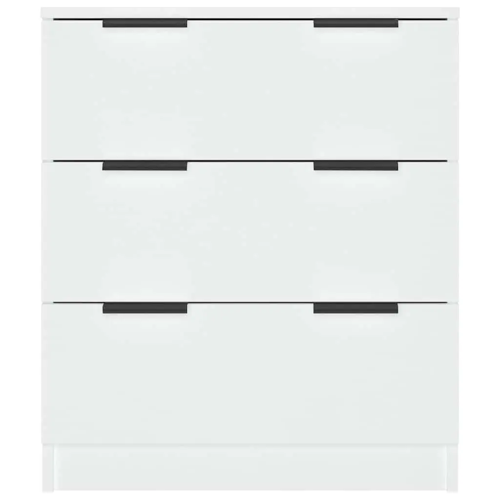 White Sideboard Cabinet with Storage Drawers