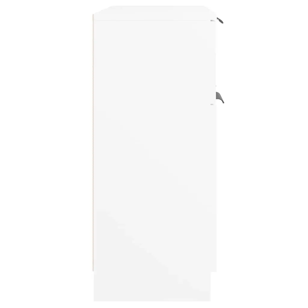 Sideboard Storage Cabinet 60x30x70 cm White with Drawer and Doors