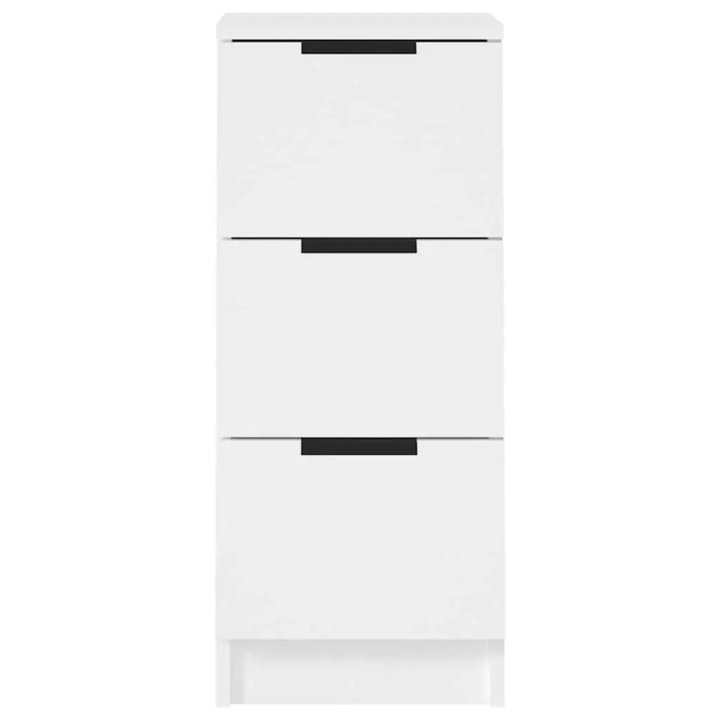 Sideboard Cabinet Storage Drawers 30x30x70cm White Furniture
