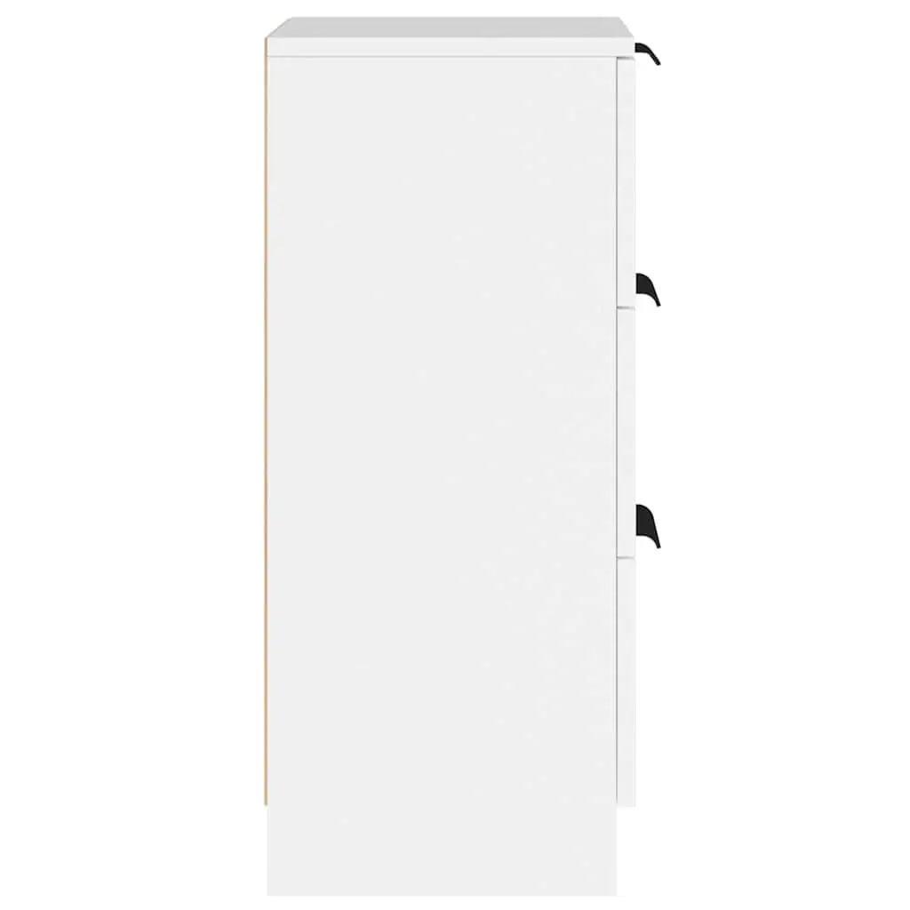 Sideboard Cabinet Storage Drawers 30x30x70cm White Furniture