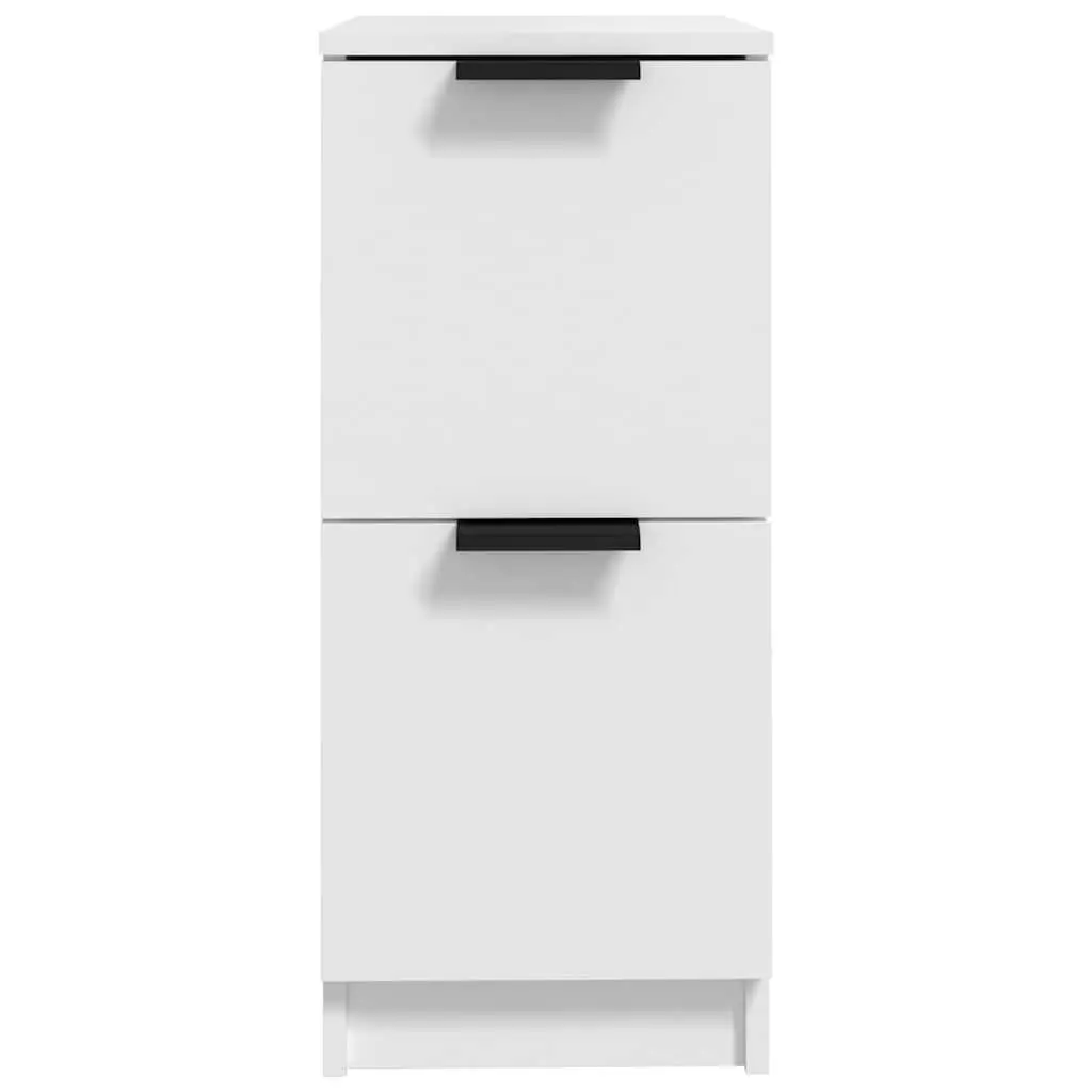 Sideboard Cabinet Storage Furniture 30x30x70 cm White 2 pcs