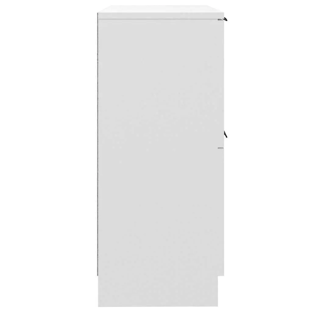 Sideboard Cabinet Storage Furniture 30x30x70 cm White 2 pcs