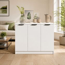 Reliable White Sideboard: Practical and Stylish Storage