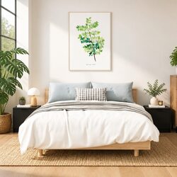 Functional and Stylish Black Bedside Cabinets - 2 Pack