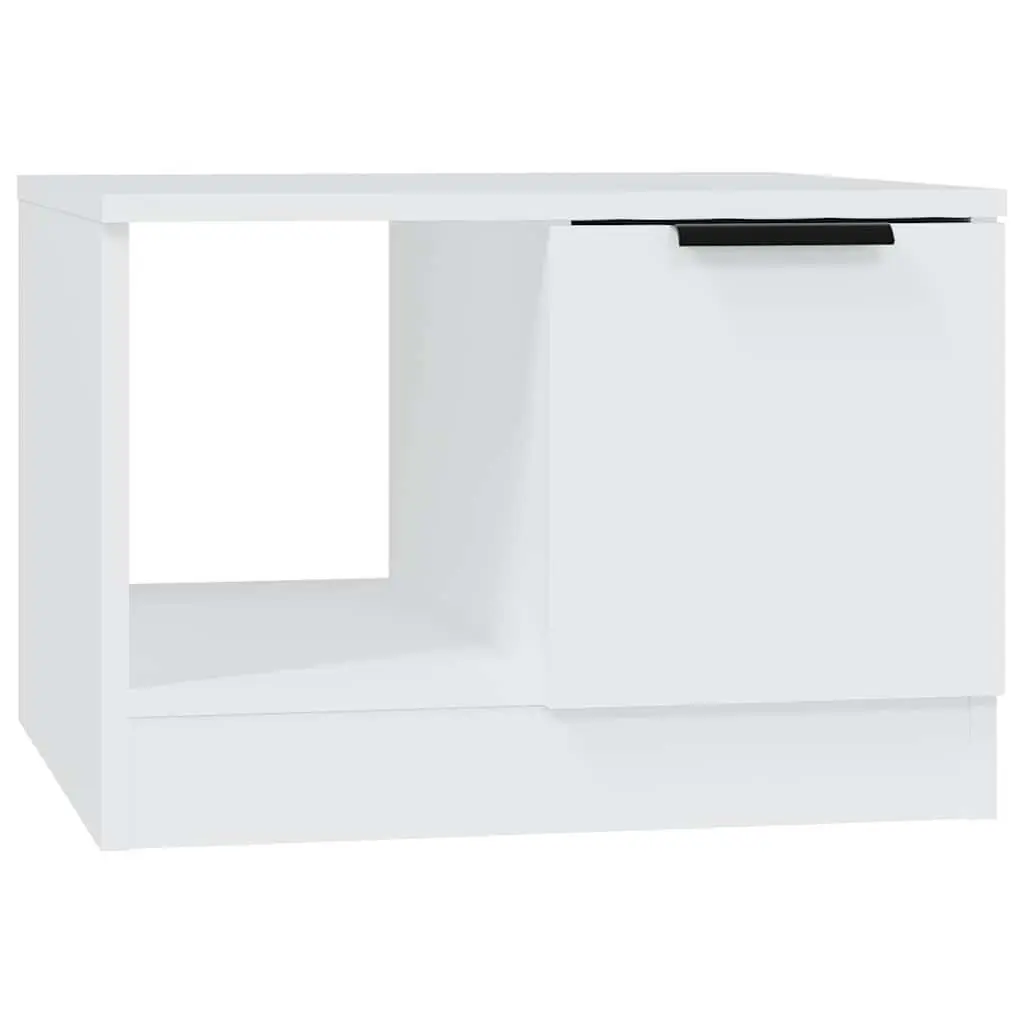 White Coffee Table with Hidden Storage
