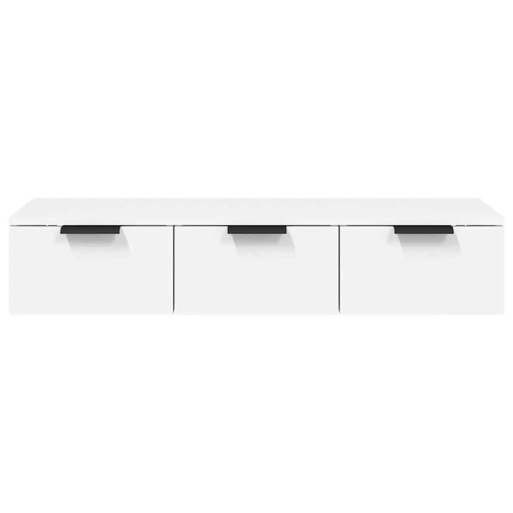 White Wall Cabinet with Ample Storage