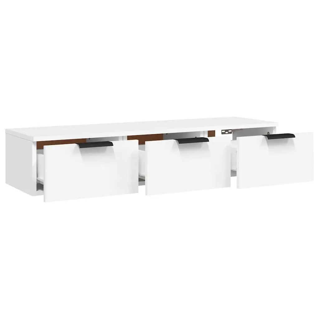 White Wall Cabinet with Ample Storage