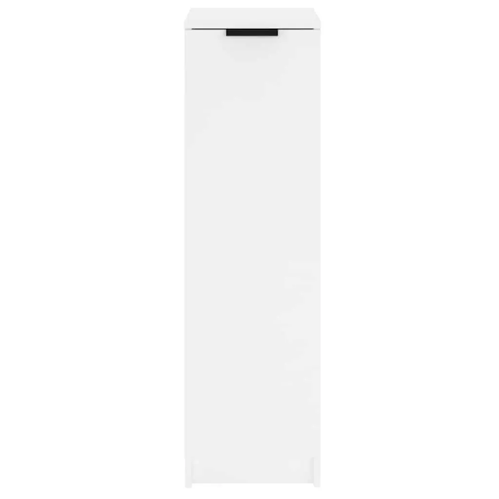 Shoe Cabinet Storage Organiser with Door Shelves 30W x 35D x 100H cm White