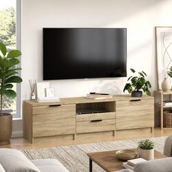 Practical Storage with Sonoma Oak 140cm TV Cabinet