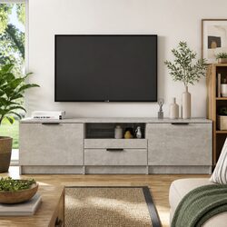 Affordable and Practical Grey TV Cabinet for Your Home