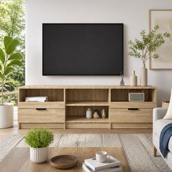 Brown TV Cabinet for Home - Practical and Stylish