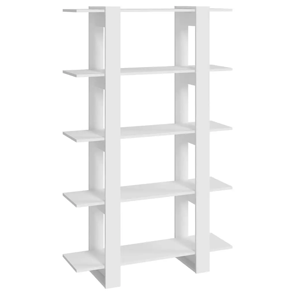White Book Cabinet with Ample Storage Space
