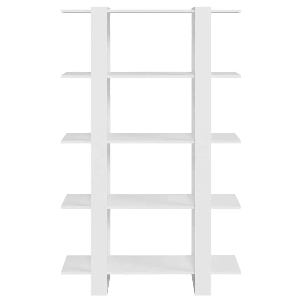 White Book Cabinet with Ample Storage Space