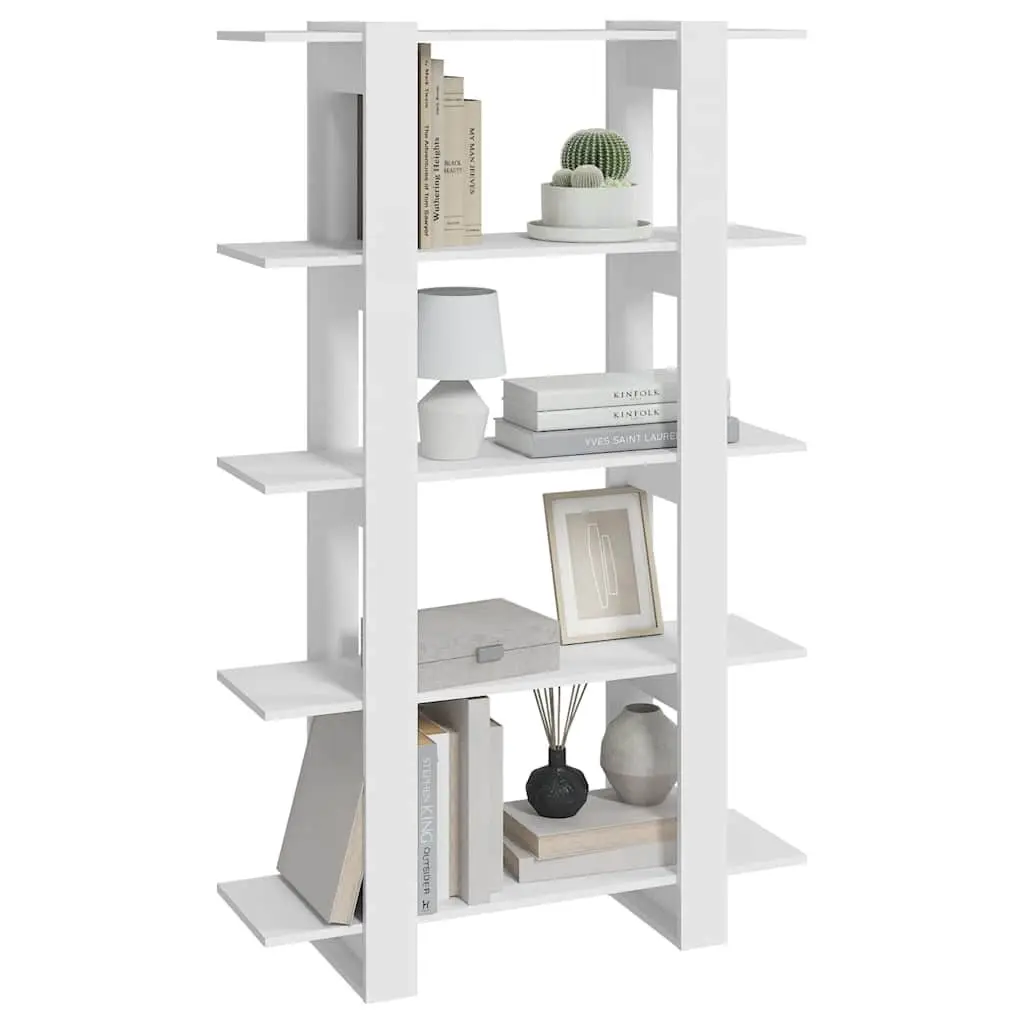 White Book Cabinet with Ample Storage Space