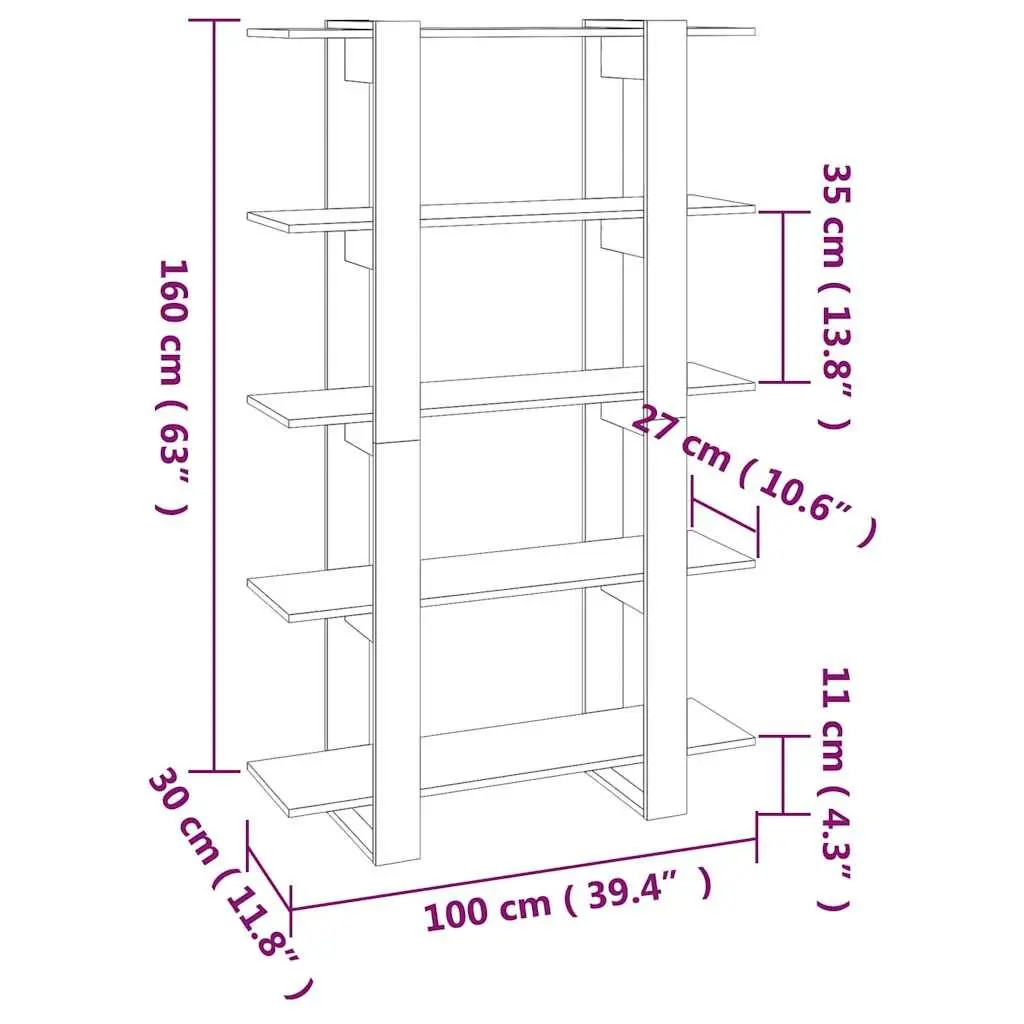 White Book Cabinet with Ample Storage Space