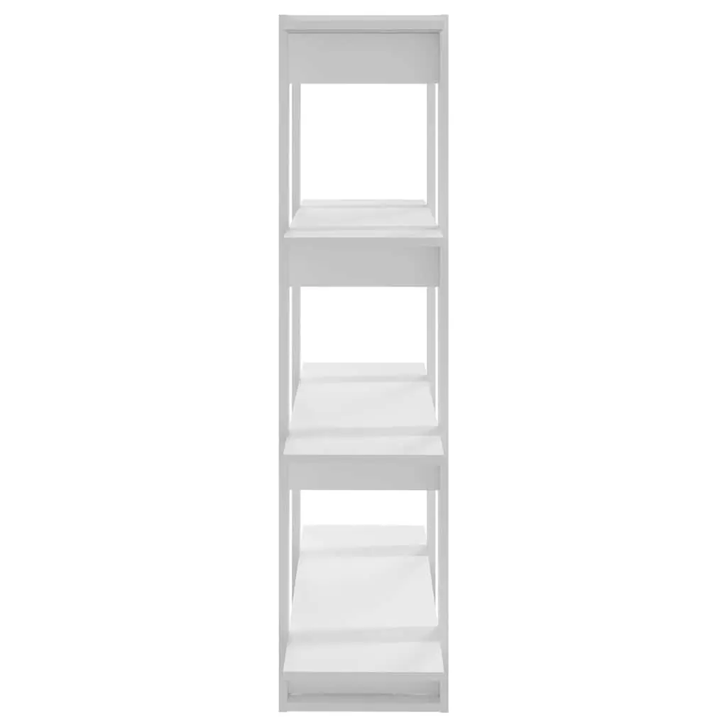 Book Cabinet Room Divider Storage Organiser 100W x 30D x 123.5H cm White
