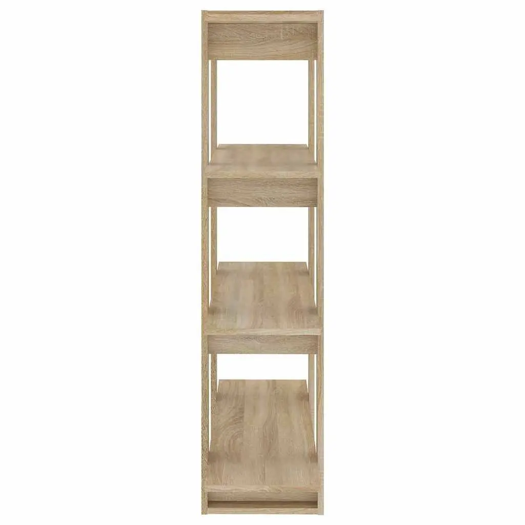 Book Cabinet Room Divider Shelving Unit Storage Bookcase Sonoma Oak Brown