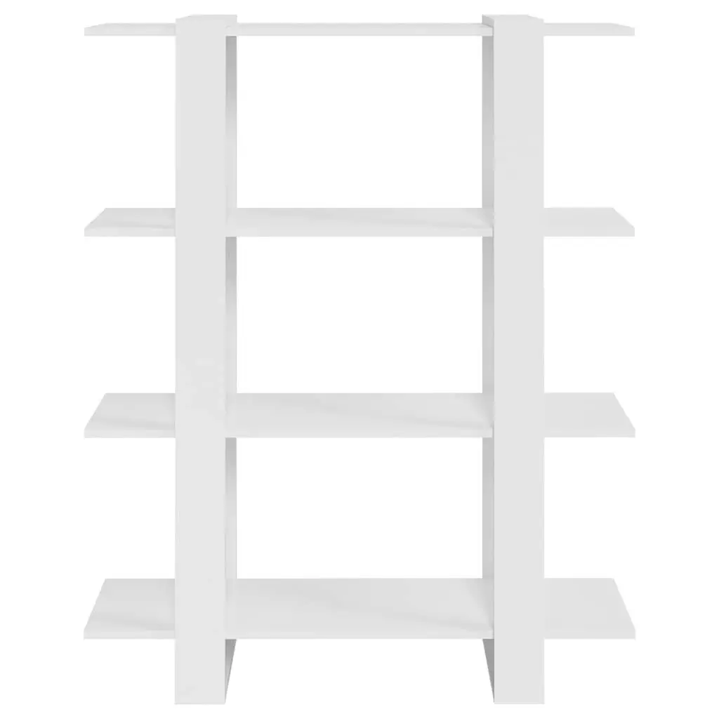 High Gloss White Cabinet with Ample Storage Space