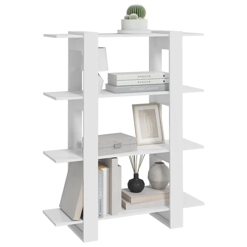 High Gloss White Cabinet with Ample Storage Space