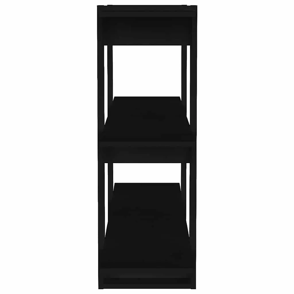 Book Cabinet Room Divider Shelving Unit Storage Organizer Black