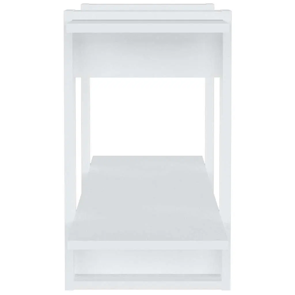 White Book Cabinet with Ample Storage