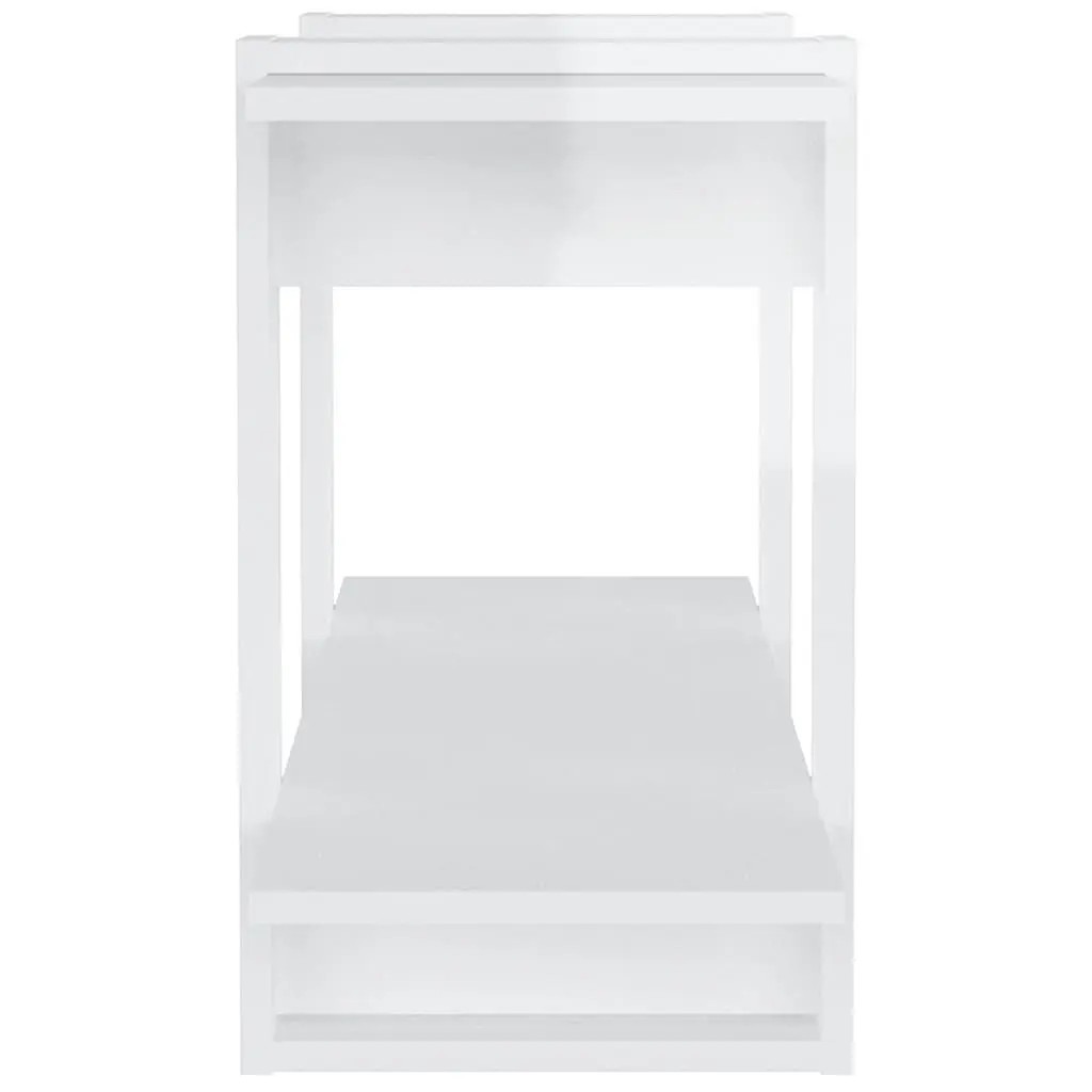 High Gloss White Book Cabinet for Storage Needs