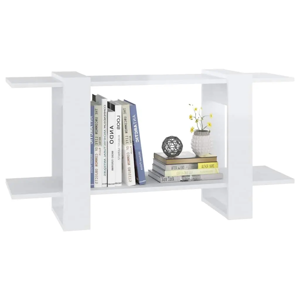 High Gloss White Book Cabinet for Storage Needs