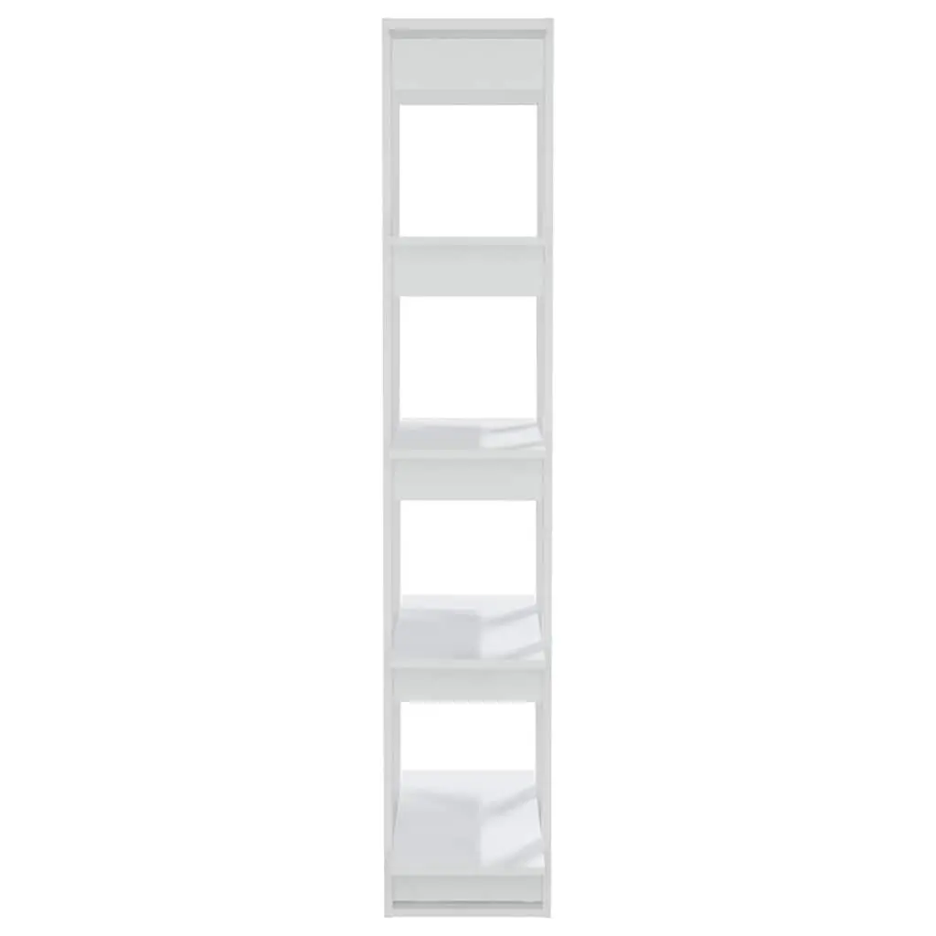 White Book Cabinet & Room Divider 80x30x160cm