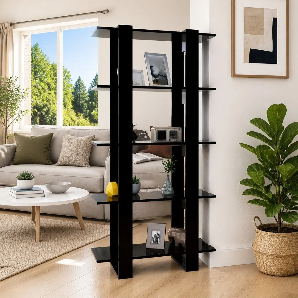 Black Book Cabinet for Storage & Style