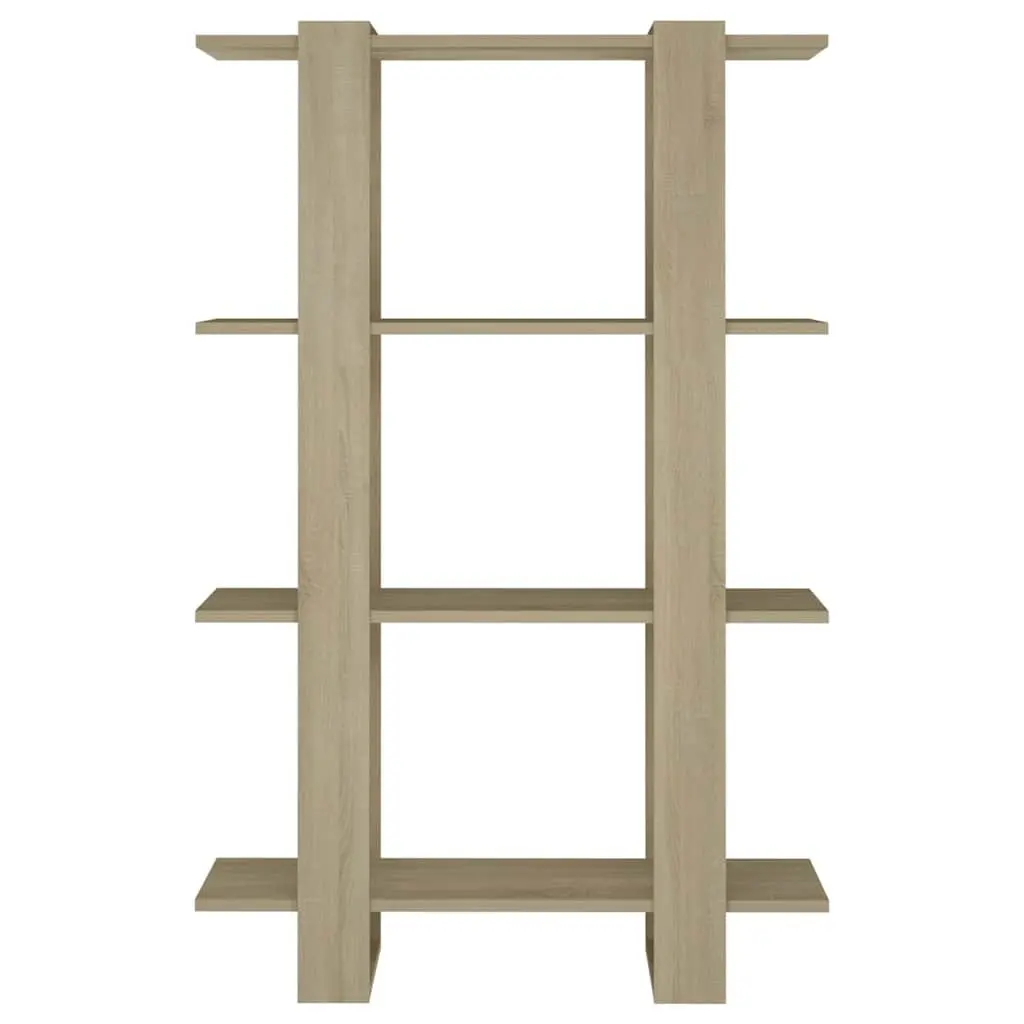 Wooden Book Cabinet Room Divider Bookshelf Storage Organiser Brown Standing