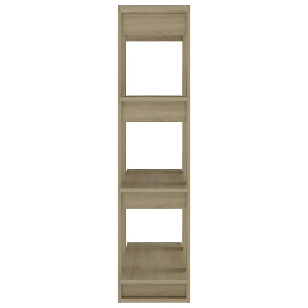 Wooden Book Cabinet Room Divider Bookshelf Storage Organiser Brown Standing