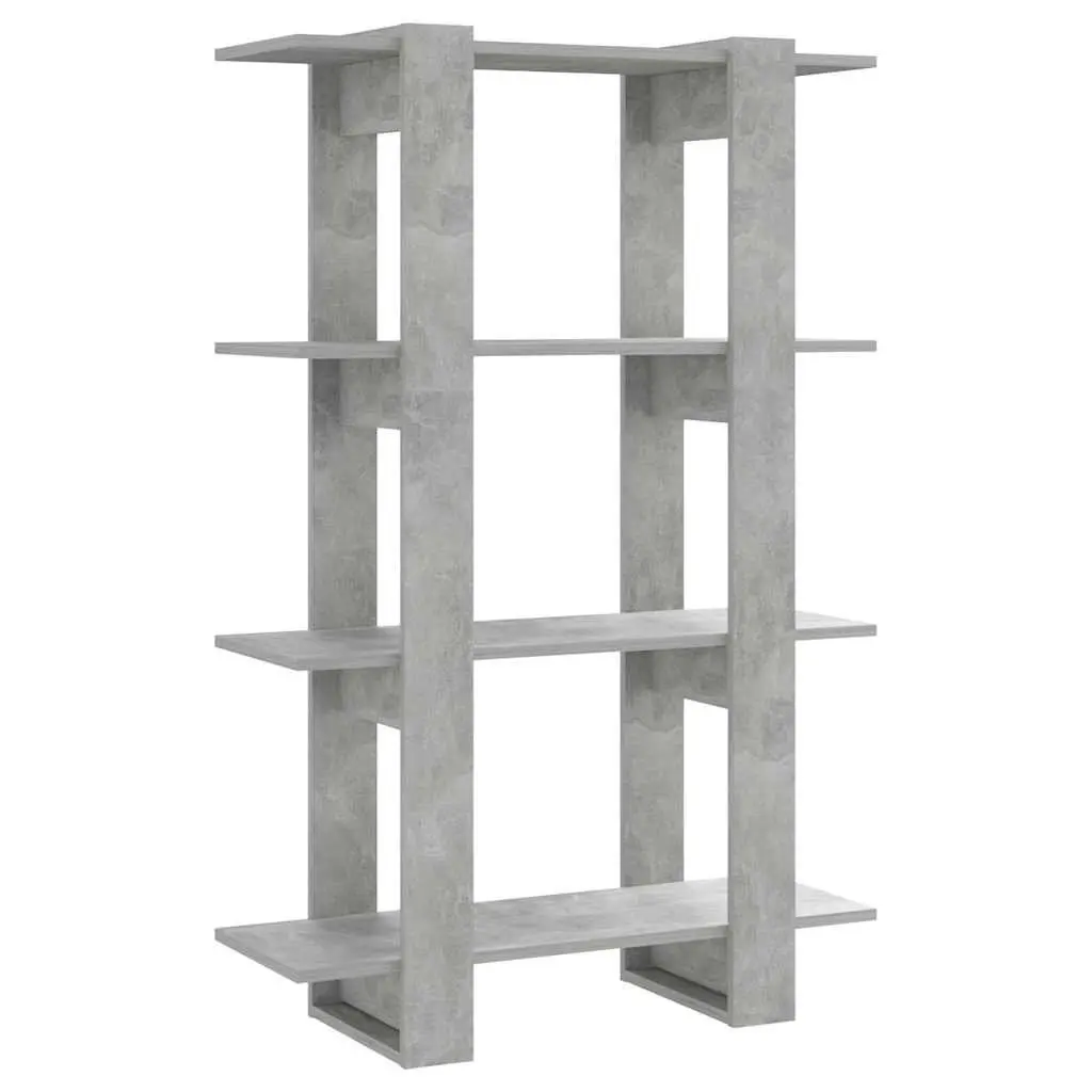 Grey Wooden Shelving Unit for Storage