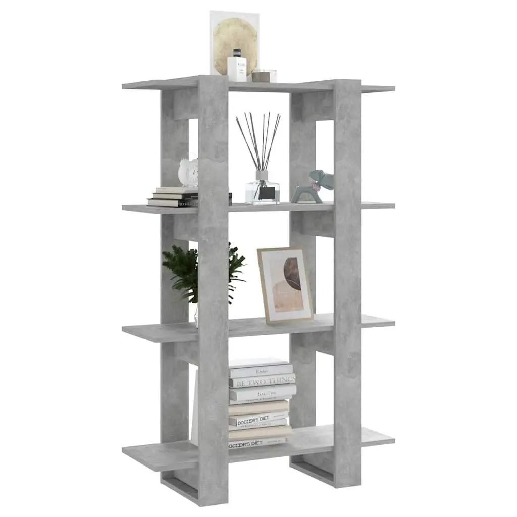Grey Wooden Shelving Unit for Storage