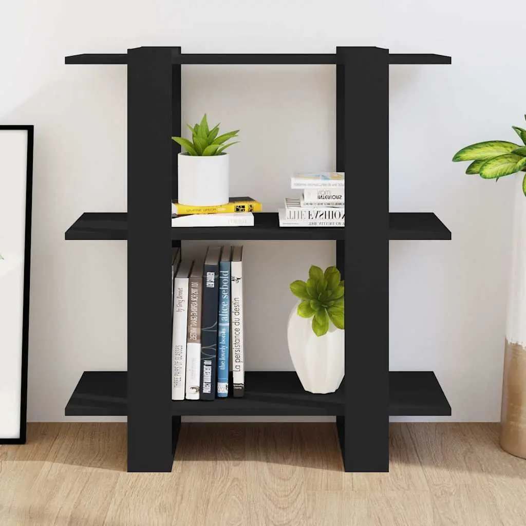 Black Wooden Bookcase for Storage Needs