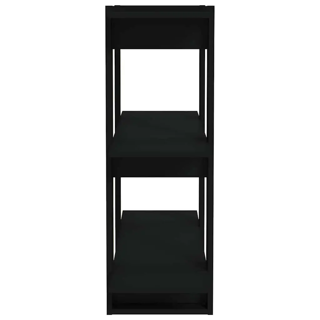 Black Wooden Bookcase for Storage Needs