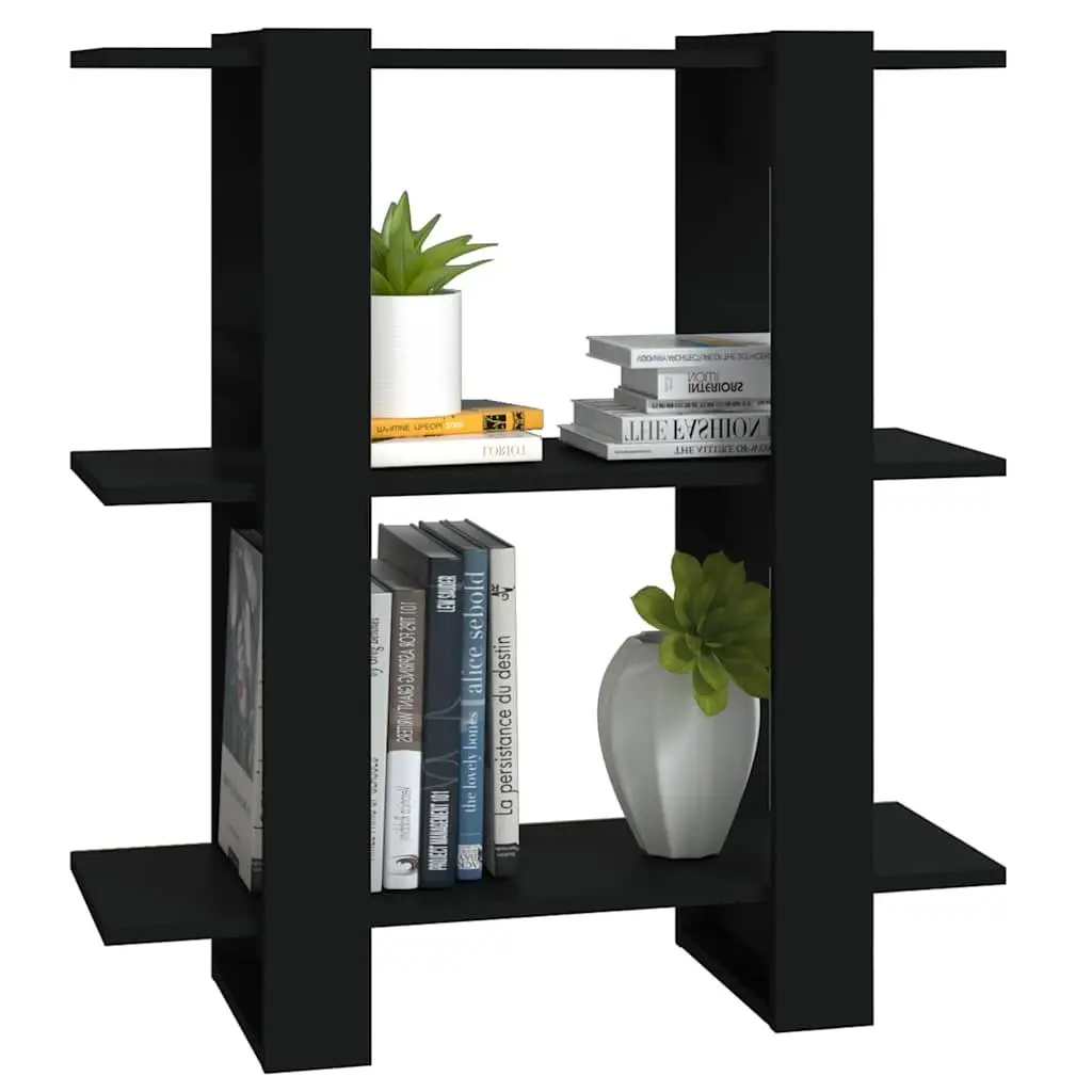 Black Wooden Bookcase for Storage Needs