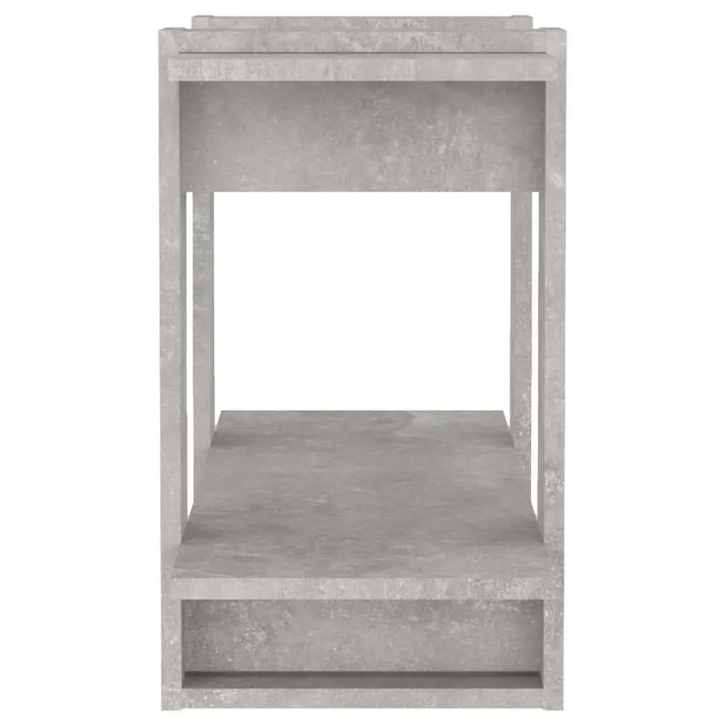 Book Cabinet Room Divider Grey 80x30x51cm Storage Shelf Bookshelf Stand