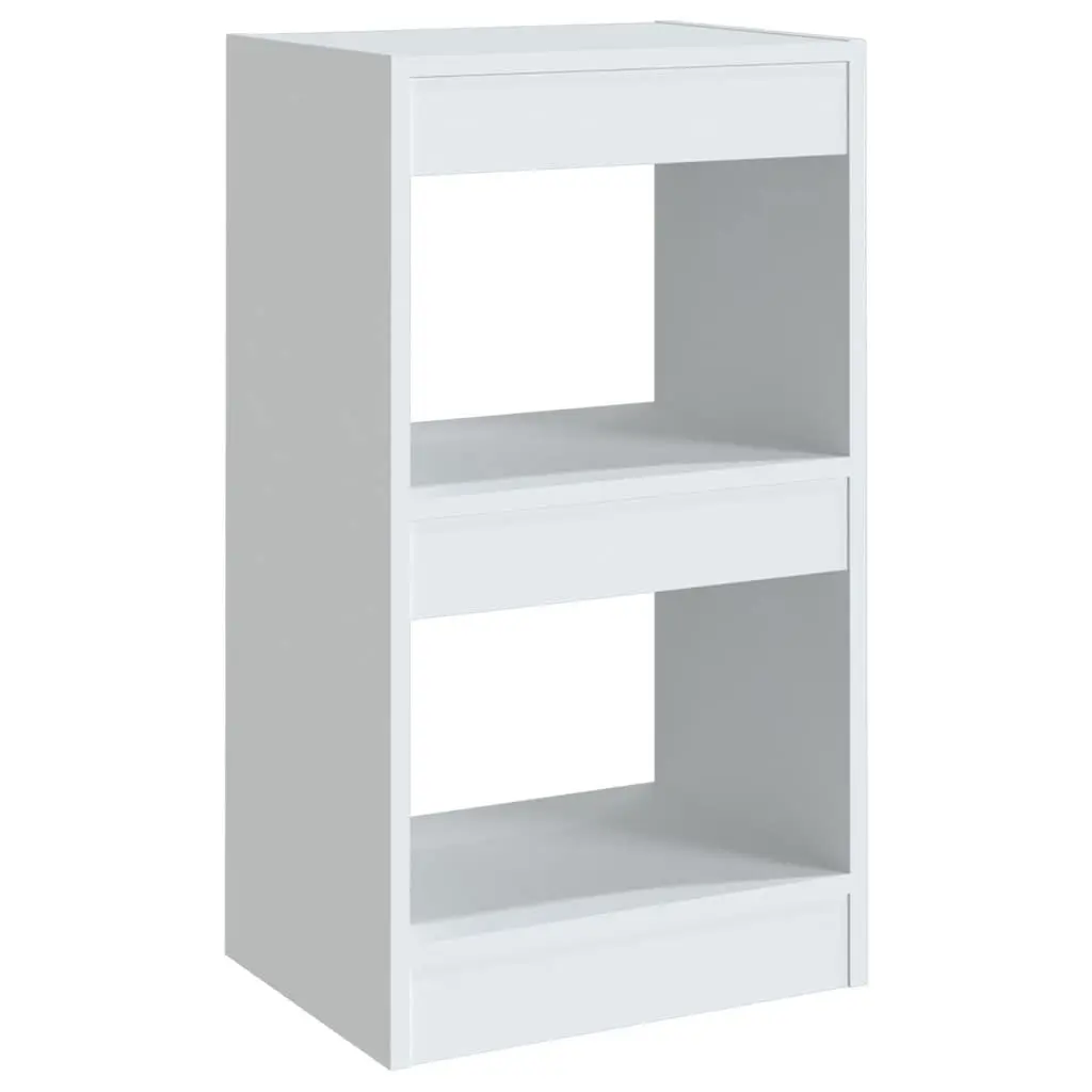 Storage Shelving Unit White Bookcase Room Divider 72cm Height 40x30cm