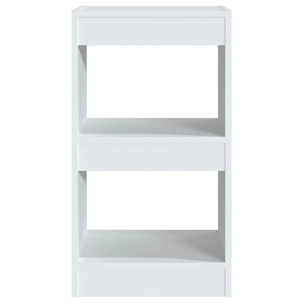 Storage Shelving Unit White Bookcase Room Divider 72cm Height 40x30cm