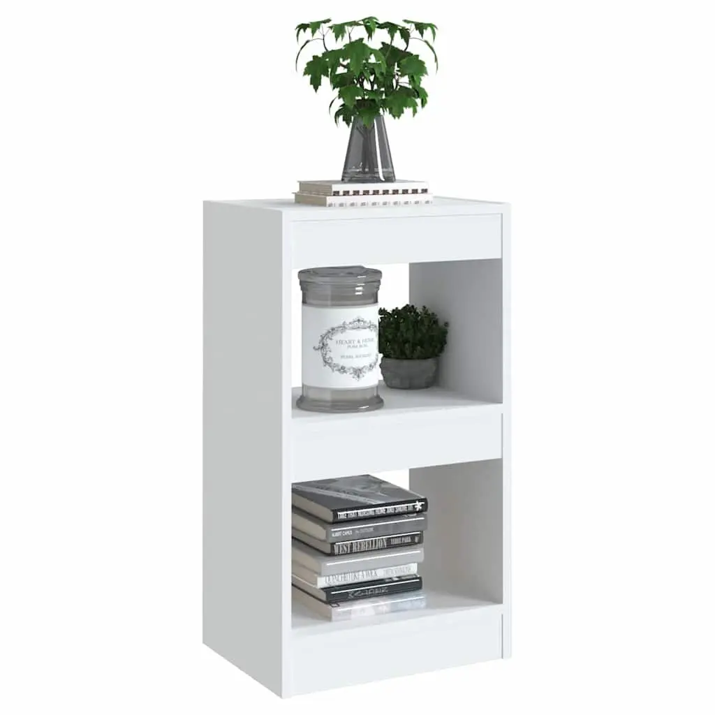Storage Shelving Unit White Bookcase Room Divider 72cm Height 40x30cm