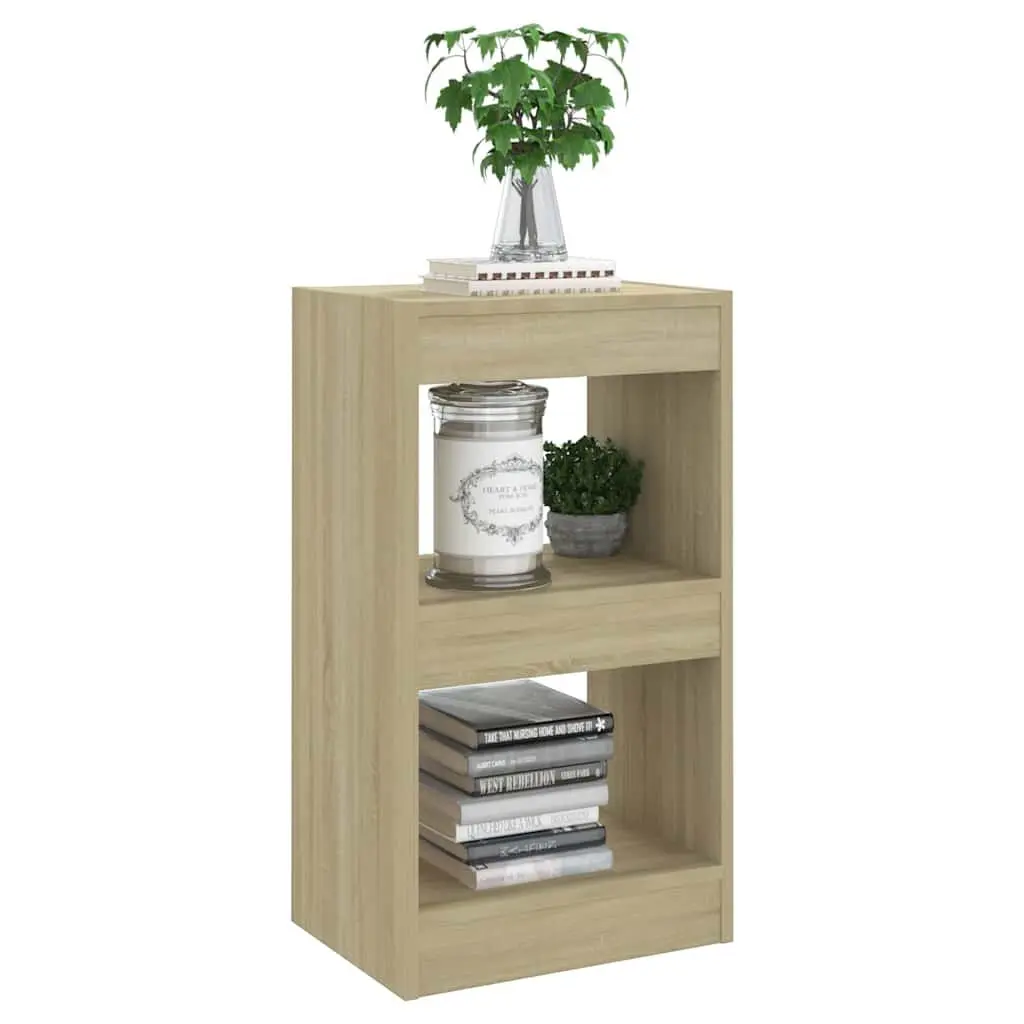 Book Cabinet Room Divider Storage Shelving Unit 40x30x72cm Brown